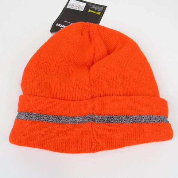 Occunomix Men's Winter Warm Beanie Orange One Size Cold Stress Knit NWT - Picture 3 of 7